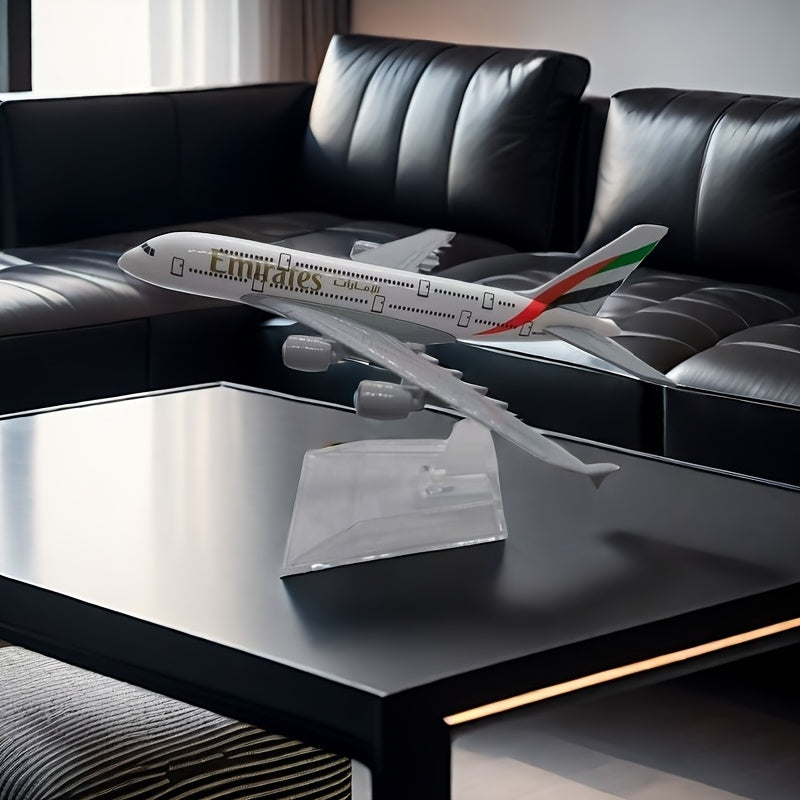 Коллекционная модель самолета Airbus A380 в масштабе 1:400, выполненная из литого металла, для любителей хобби