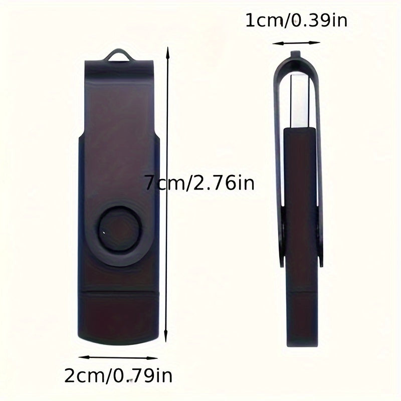 512MB/1024MB/4GB/8GB/16GB/32GB USB 2.0 va Type-C Flesh Disk, Ikki interfeys, Android, PC, Avtomobil, TV bilan mos, Turli ranglar, Saqlash qurilmasi