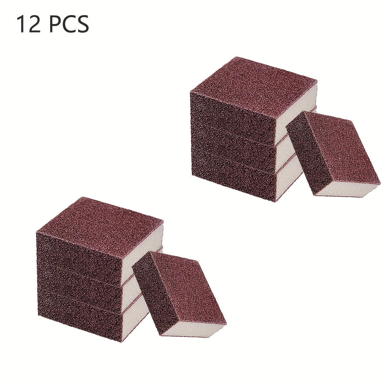 12 ta Emery Gubkasi To'plami - Rustni O'chirish va Pishirish Qozonlariga G'amxo'rlik Qilish uchun Qattiq Oshxona Tozalash Padlari, Nikel Qozonlar va Qozonlar uchun Mukammal, Zaruriy Uy Asboblari
