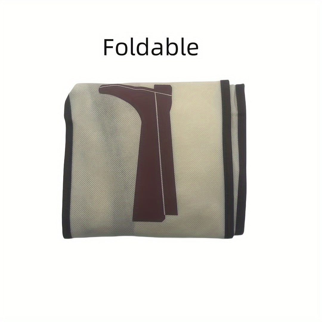 Fabric Shoe Storage Bag with Transparent Dustproof Moisture-Proof for Long and Ankle Boots