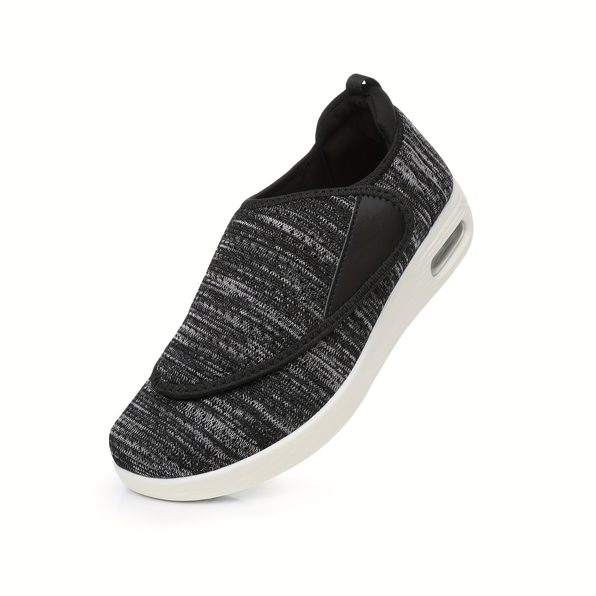 Women's Lightweight Adjustable Strap Walking Shoes Breathable Fabric Shock-Absorbing Outsole