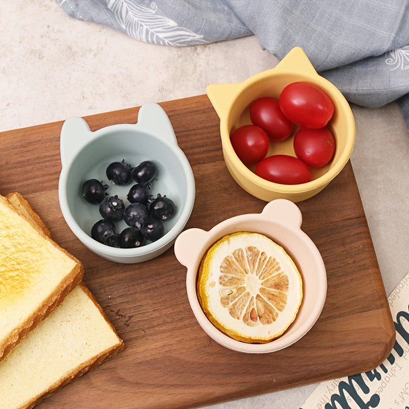 Silicone Baby Food Bowl BPA-Free Non-Toxic Toddler Feeding Tableware