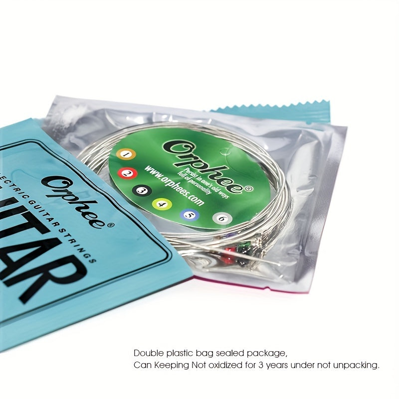 Cuerdas para guitarra eléctrica, juego de 6 cuerdas, acero al carbono hexagonal, delgado y grueso, 0.23-1.27mm