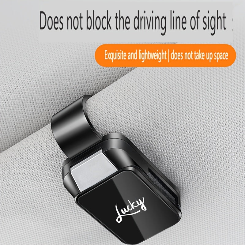 Car Glasses Holder Clip Durable ABS Resin Sun Visor Secure and Visible