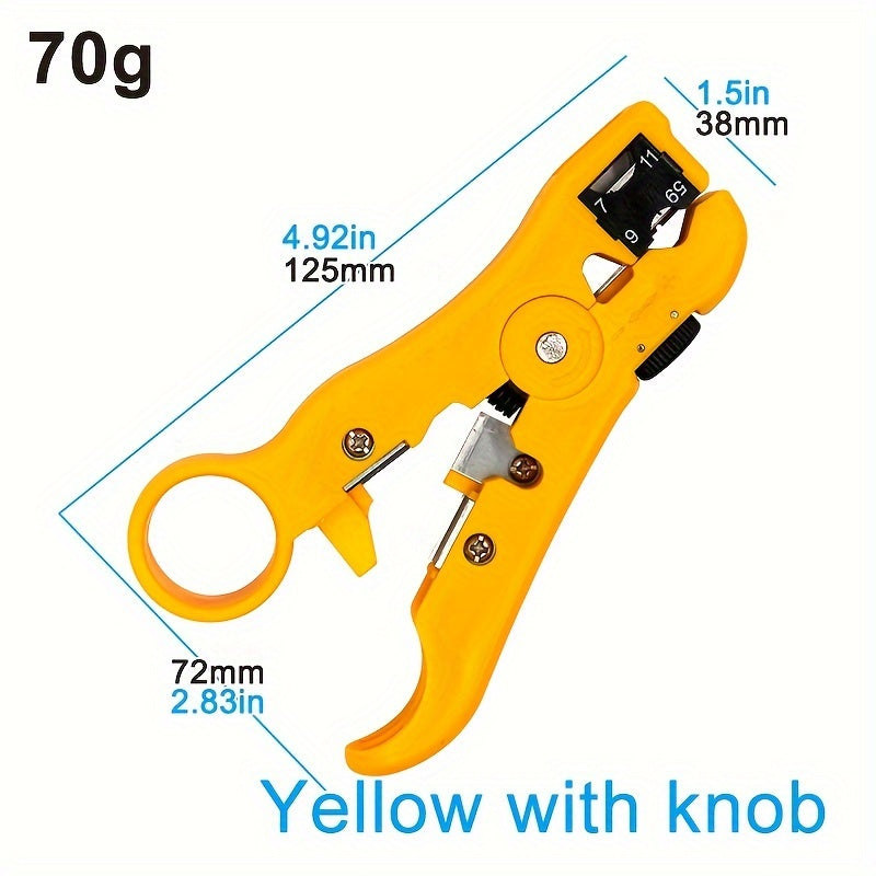 Multifunctional Electric Stripping Knife Pliers for Network Cables