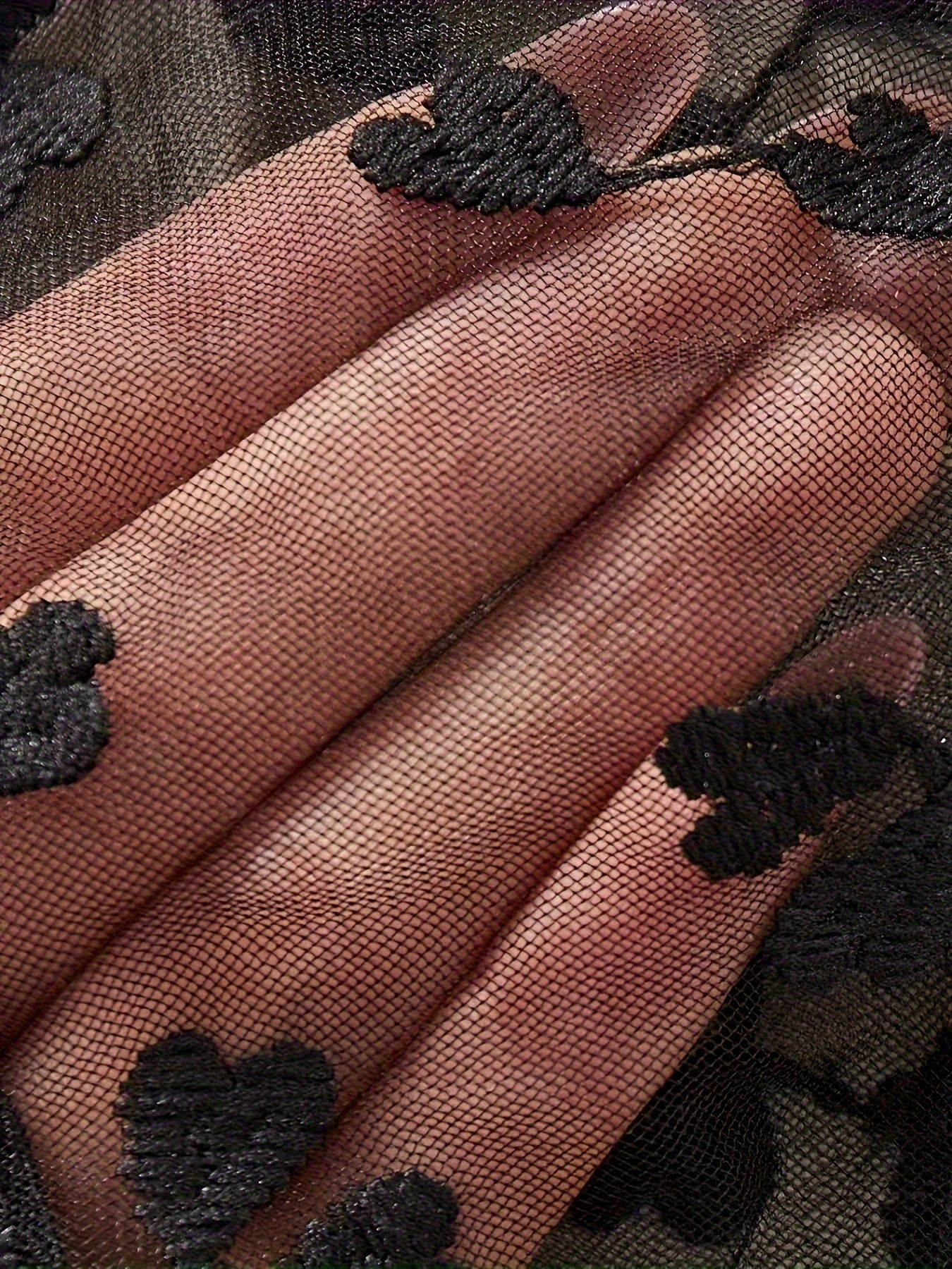 Lencería de tirantes con bordado sexy europeo y americano, malla con perspectiva