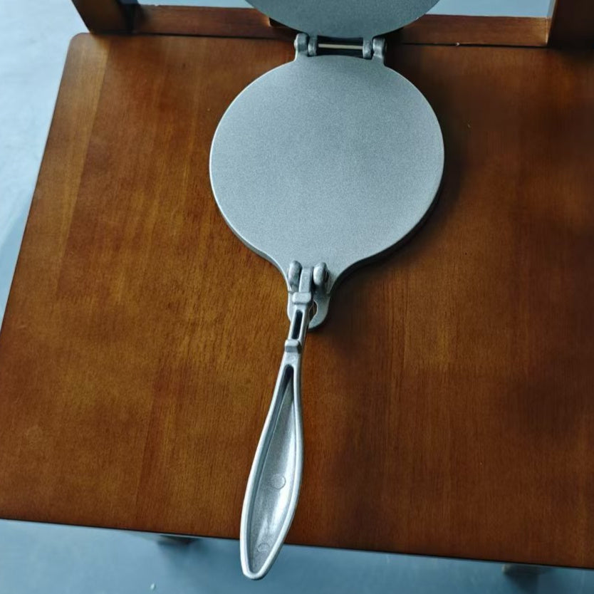 Alüminiy tortillani bosish uchun dumaloq tortillalar, pirog qobiqlari uchun, oson tutqichlar bilan, chidamli