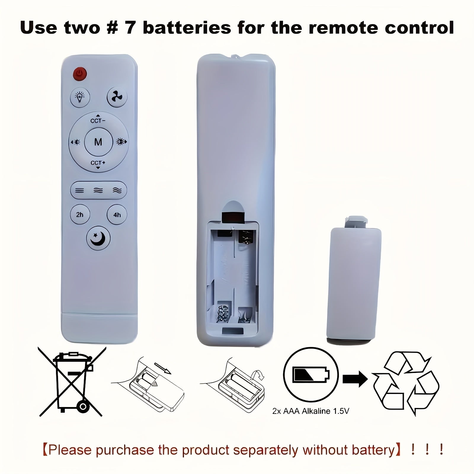 Indoor Household Fan Lamp with Remote Control E27 LED Light Fan