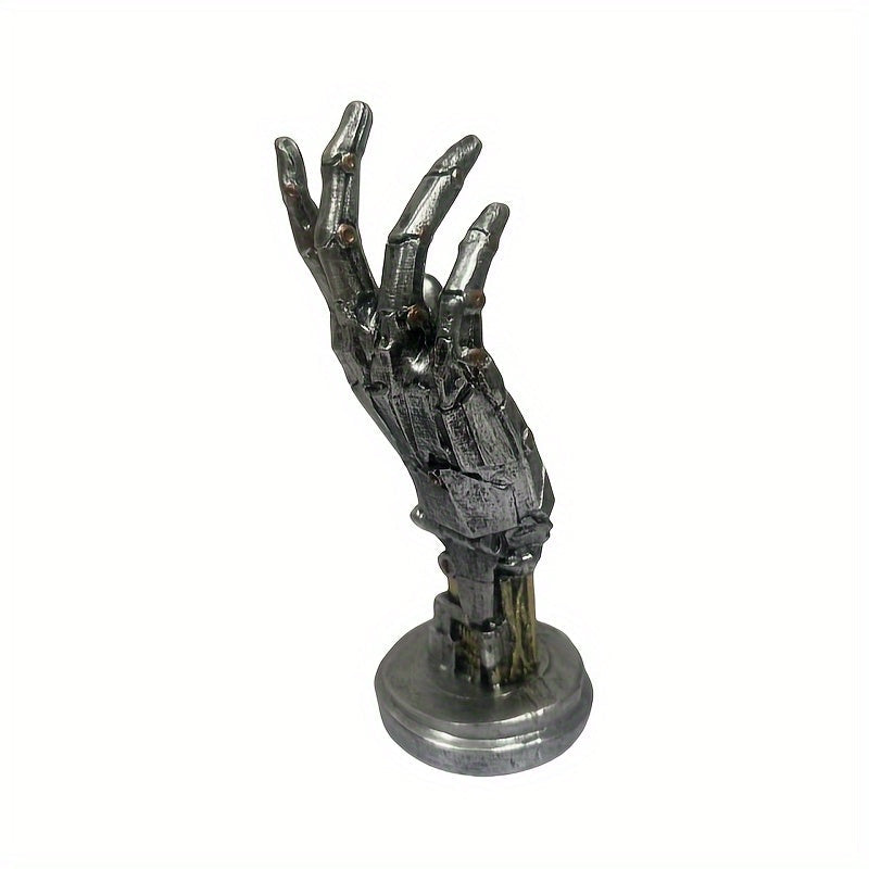 Cyberpunk Mechanical Hand Gaming Controller Stand Desktop Headphone Holder Black Durable Universal Fit