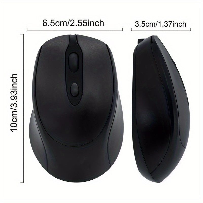 Wireless Rechargeable Dual-Mode Mouse for All Devices with Type-C Charging