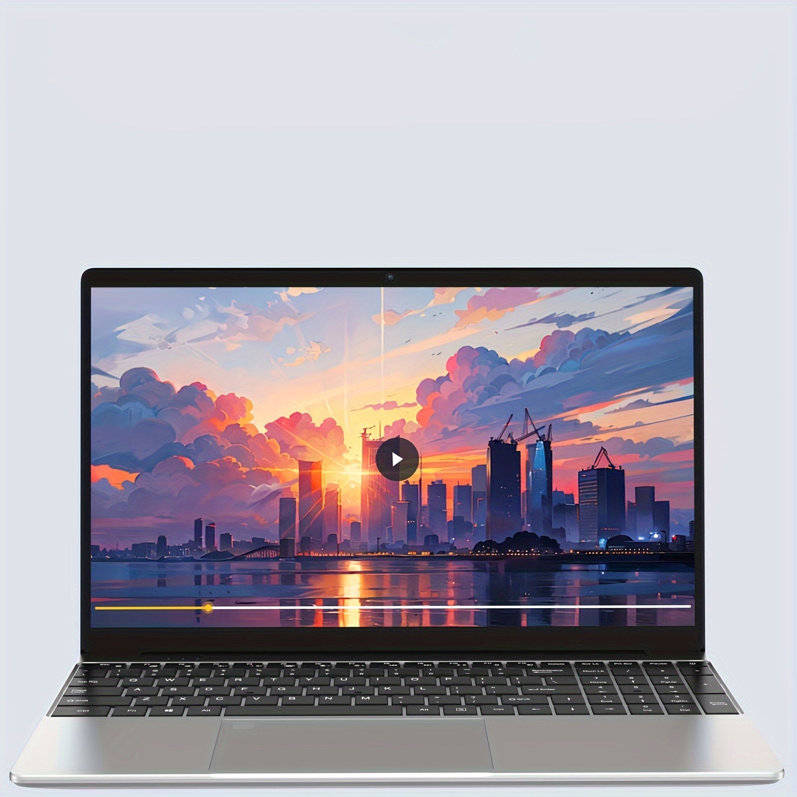 15.6 Inch FHD IPS Laptop with 16GB RAM 1TB SSD Intel 12th Gen N95 WiFi 5G Backlit Keyboard