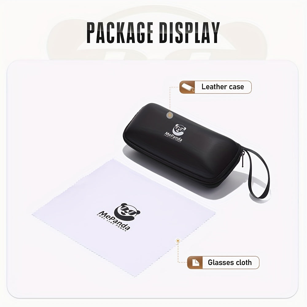 Men's and Women's Retro Square Metal Glasses Double Beam Fashion Eyewear