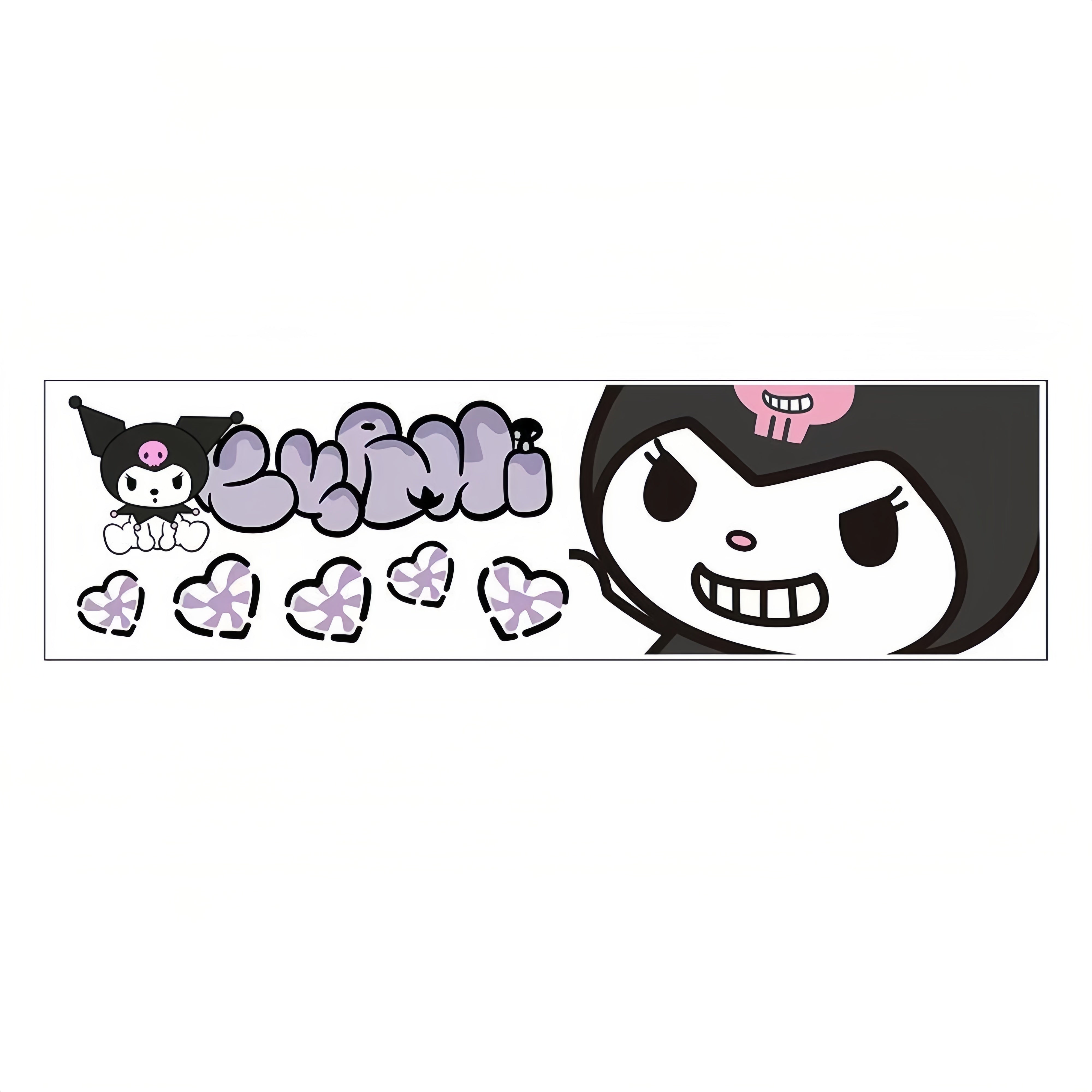 Cartoon PVC Air Conditioner Decal Sticker Decorative Adhesive Accessory