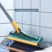 Multi-Functional Long-Handle Cleaning Brush with Replaceable Head Eco-Friendly