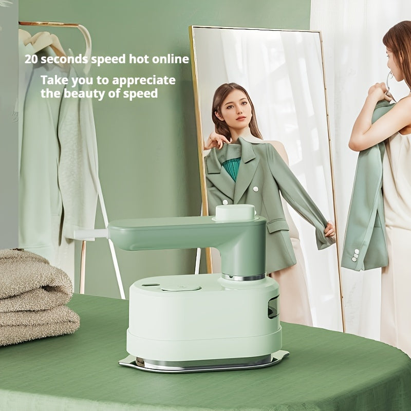 Yuqori quvvatli portativ elektr dazmol, 1050W qo'l bilan ishlatiladigan kiyim bug'latgichi, burishlarni olib tashlash, Evropa standartidagi ulagich, uy va biznes foydalanish uchun ideal.