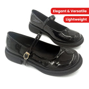 Women's Black Synthetic Mary Jane Shoes Jewelry Elegant and Versatile