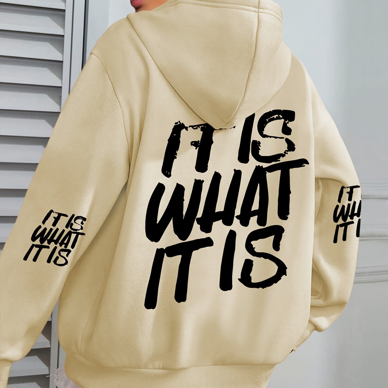 Толстовка женская оверсайз с длинными рукавами, карманами, повседневная толстовка для осени и зимы