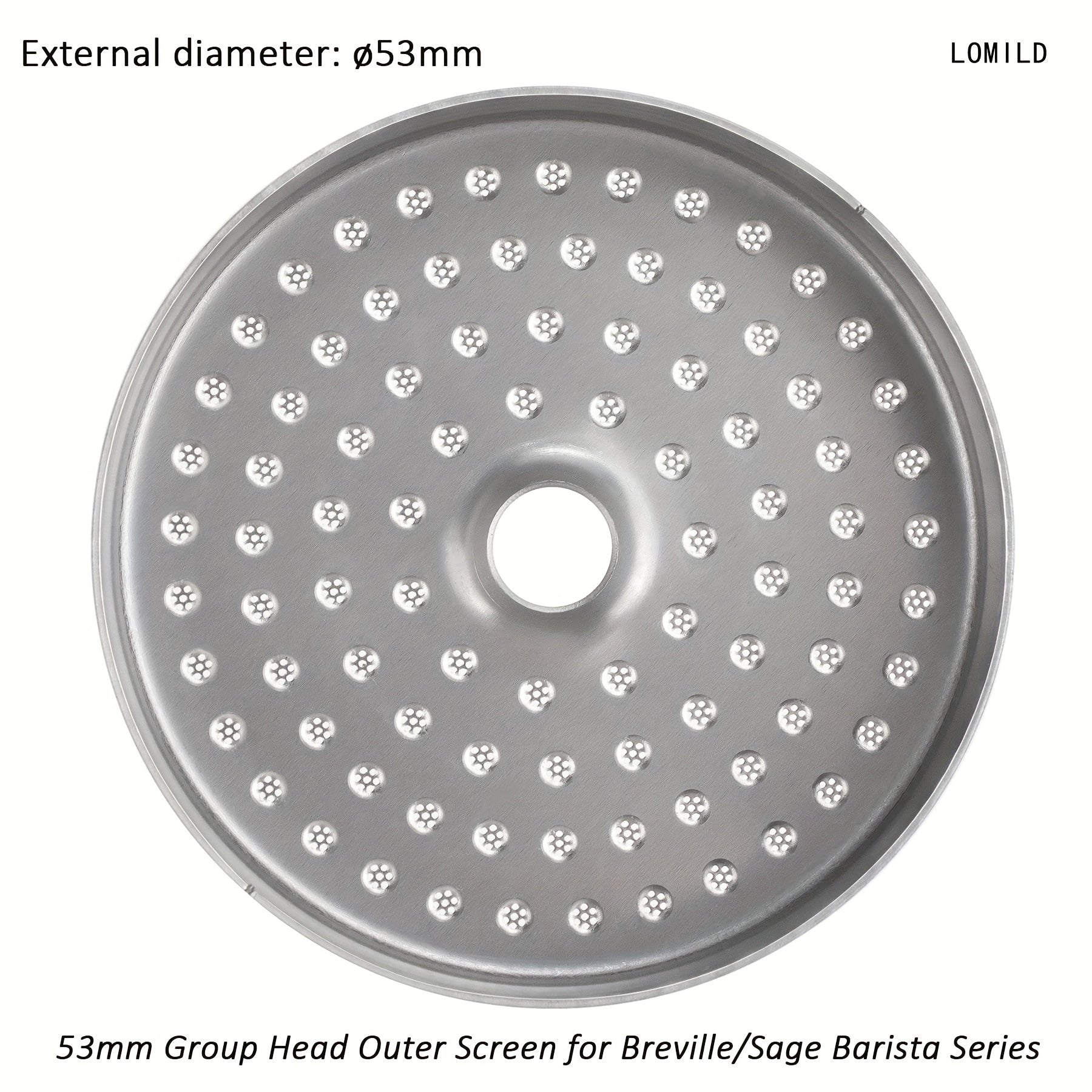 Qaynatish bosh filtri zanglamaydigan po'latdan yasalgan suv ajratgich qahva mashinasi aksessuari