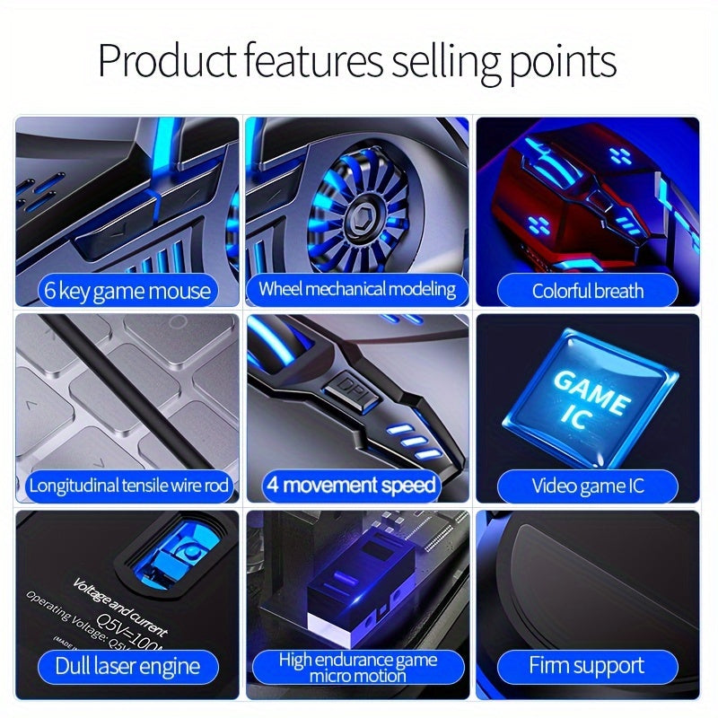 Sukut saqlovchi kumush mexanik o'yin sichqonchasi, ish stoli va noutbukda foydalanish uchun mos.