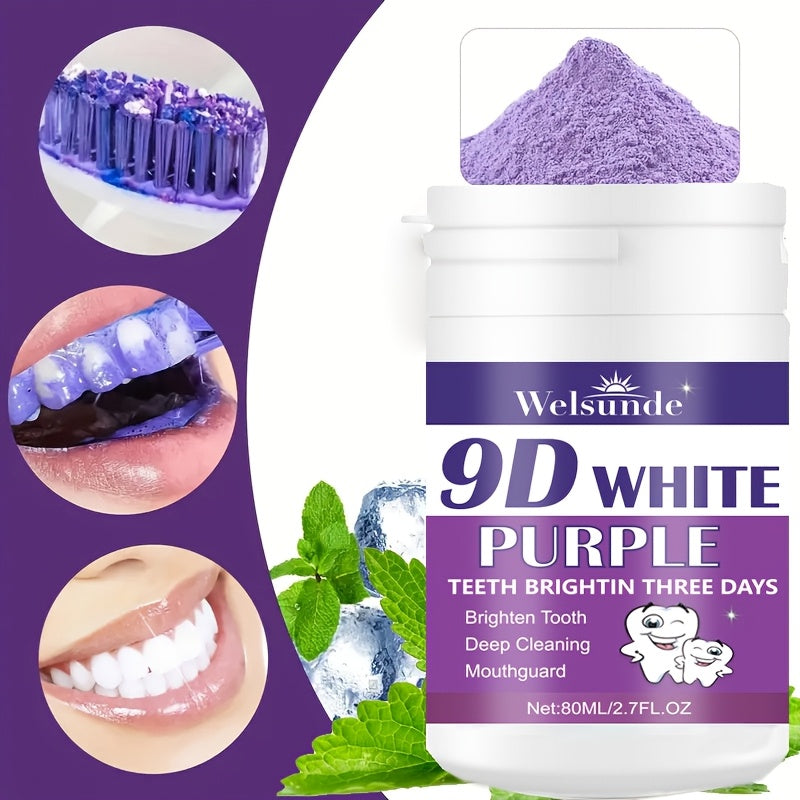 Teeth Whitening Powder Alcohol-Free Deep Cleaning Brightening 3-Day Solution