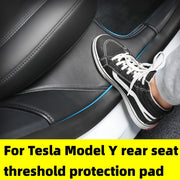Rear Seat Protectors for Tesla Model Y Door Sill Guards and Pads