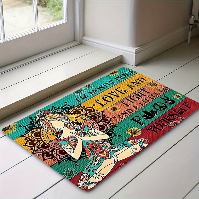 Polyester kir yuvish uchun mato, suv o'tkazmaydigan, sirpanmaydigan, dog'ga chidamli, uy kirish joyi uchun