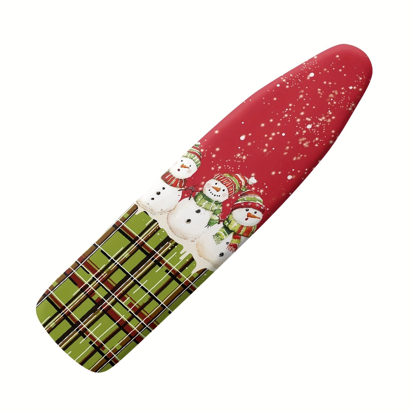 Snowman Print Christmas Ironing Board Cover Padded Replacement with Elastic Edges