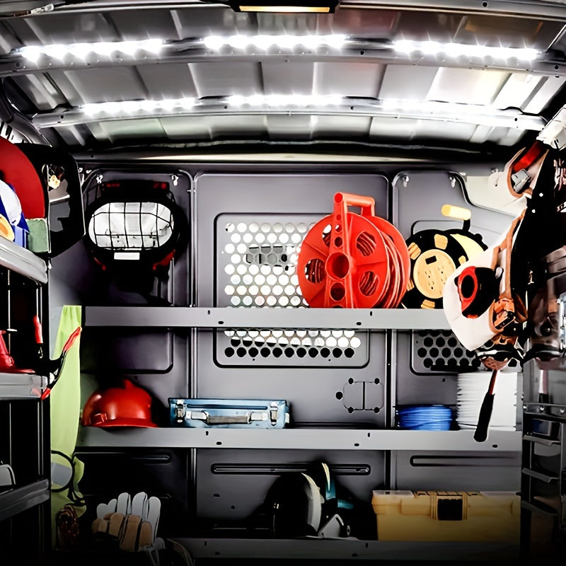 Комплект внутреннего освещения для фургона из 20 модулей, яркий белый, потолочный купольный светильник для фургона, грузовика, автомобиля