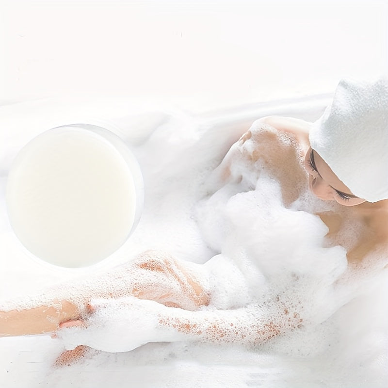 Jabón de leche de cabra unisex con ácido hialurónico para reafirmar la piel aroma a lluvia