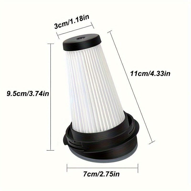 Qattiq plastik X-PERT160 filtri stick vakuumlar uchun 99.97% changni ushlab qoladi, ko'pchilik qo'l vakuumlari bilan mos keladi.