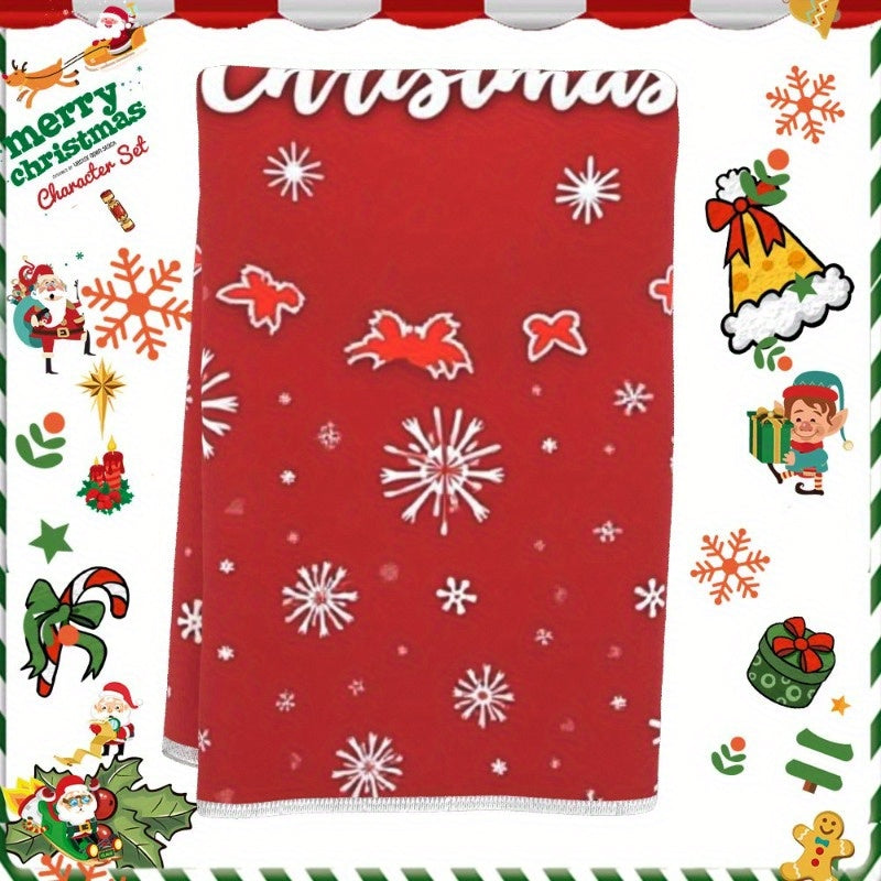 Christmas Kitchen Decor Tea Towel 18x66 Inches Winter Holiday Decorations