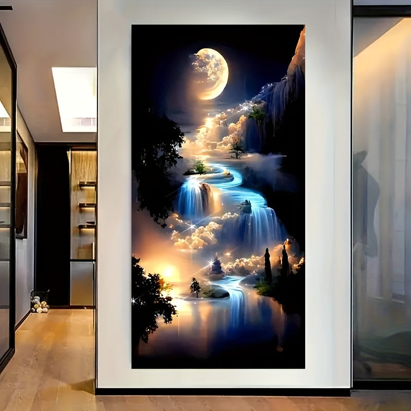 Zamonaviy abstrakt plakatlar va bosma, galereya, yotoqxona, ofis va yashash xonasi uchun moyli rasm devor bezaklari. Ramkasiz.