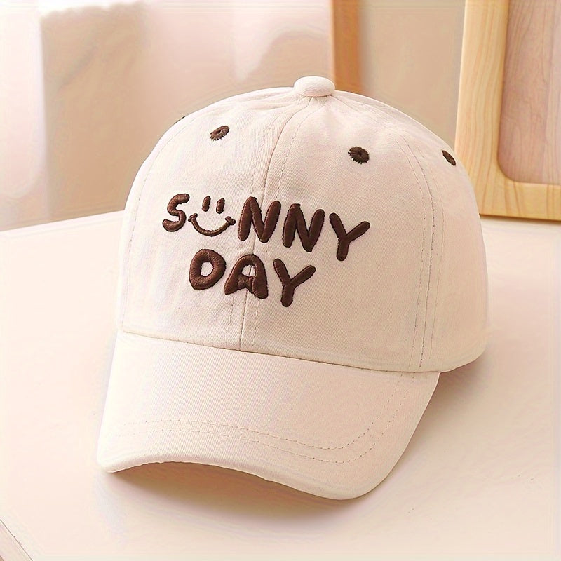 Kids Cotton Baseball Cap for Children Ages 3-14 Lightweight Adjustable Cartoon Theme