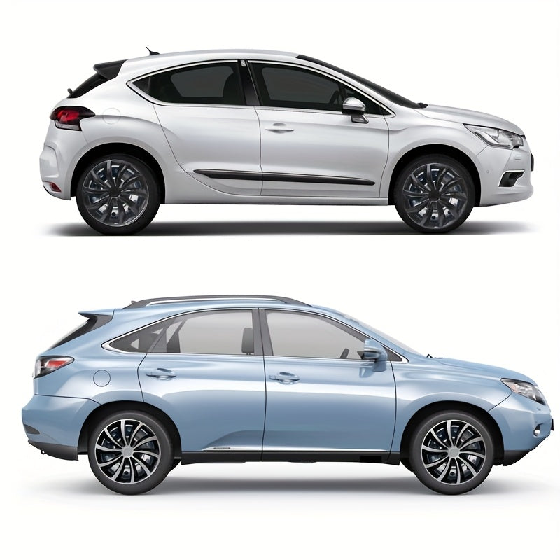 15-Inch Steel Wheel Cover Snap-On Hubcap Durable Plastic Car Accessory