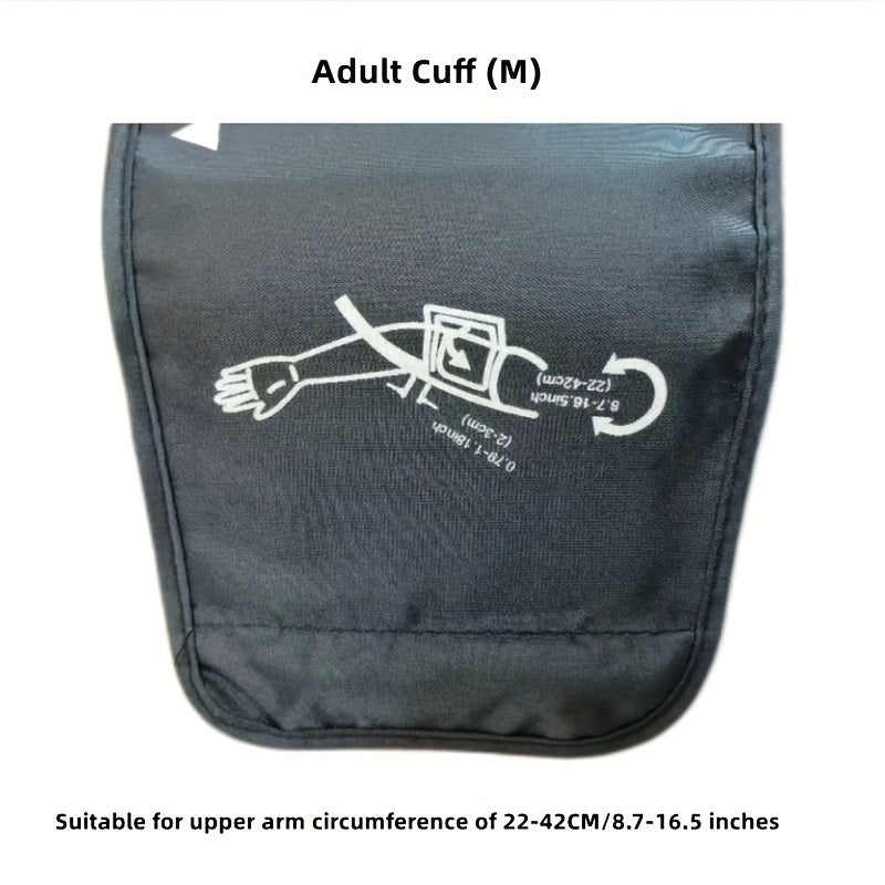 Manguito de brazo para monitor de presión arterial electrónico ajustable, esfigmomanómetro no eléctrico, banda superior para brazo