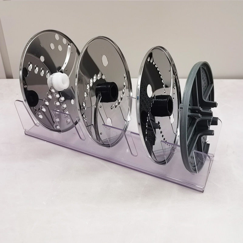 Organizador de cuchillas de acrílico para utensilios de cocina y ralladores