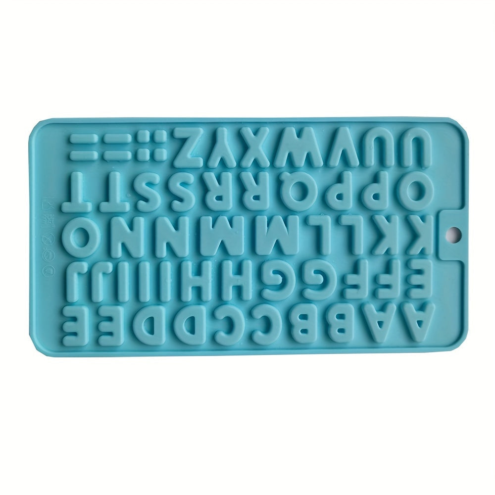 Silicone Alphabet Chocolate Mold for Candy Making and Baking BPA-Free
