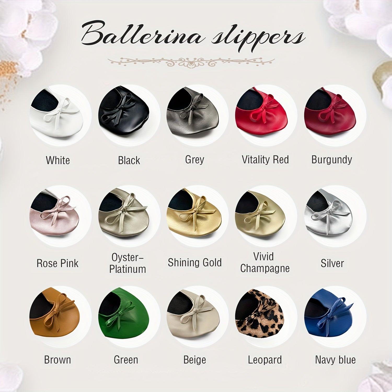 Women's Folding Indoor Dance Shoes Flat Slippers for Weddings