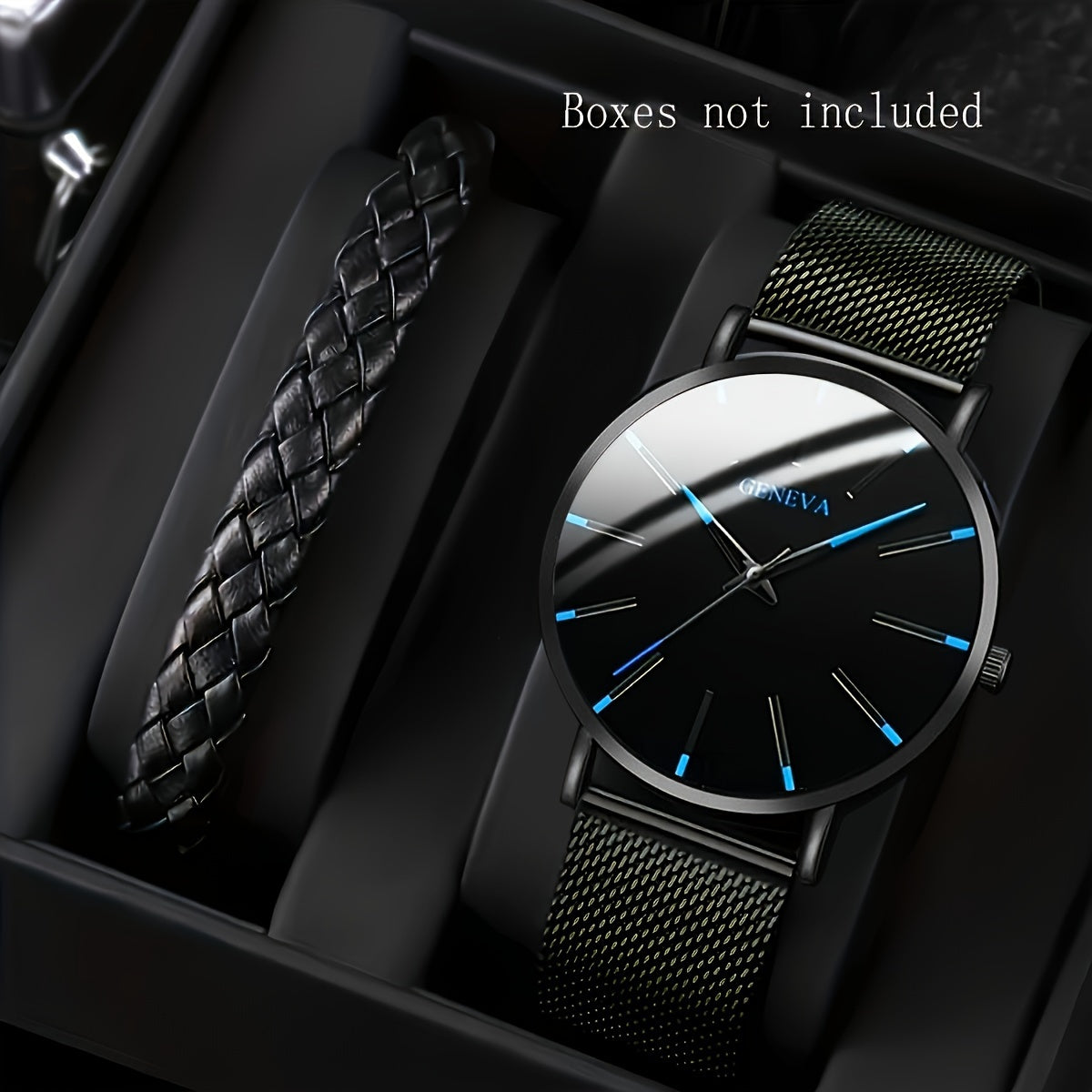 Men's Quartz Watch with Round Dial Plastic Case Rubber Band Fashionable