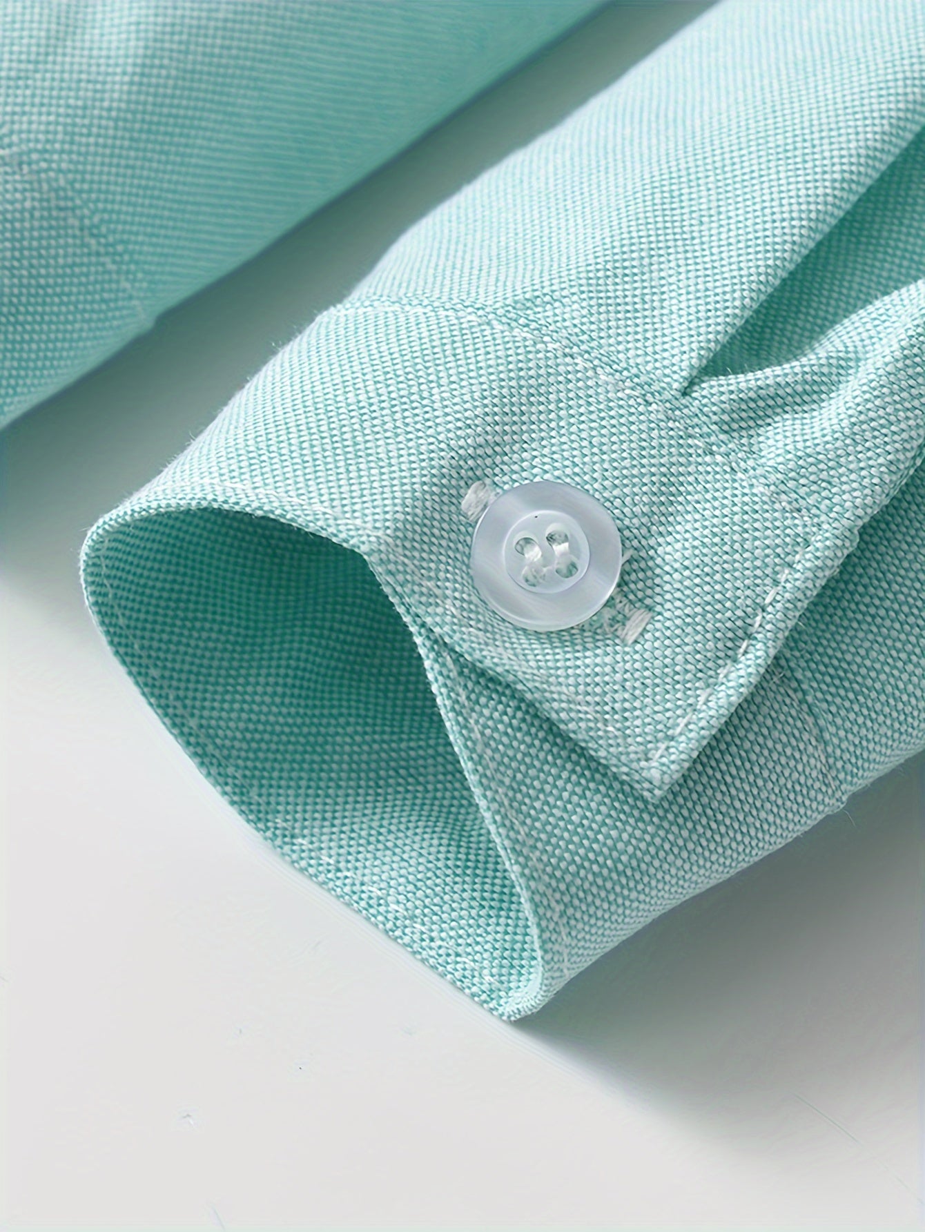 Camisa de manga larga rosa para niños con bolsillo en el pecho y botón, mezcla de algodón para bodas y fiestas