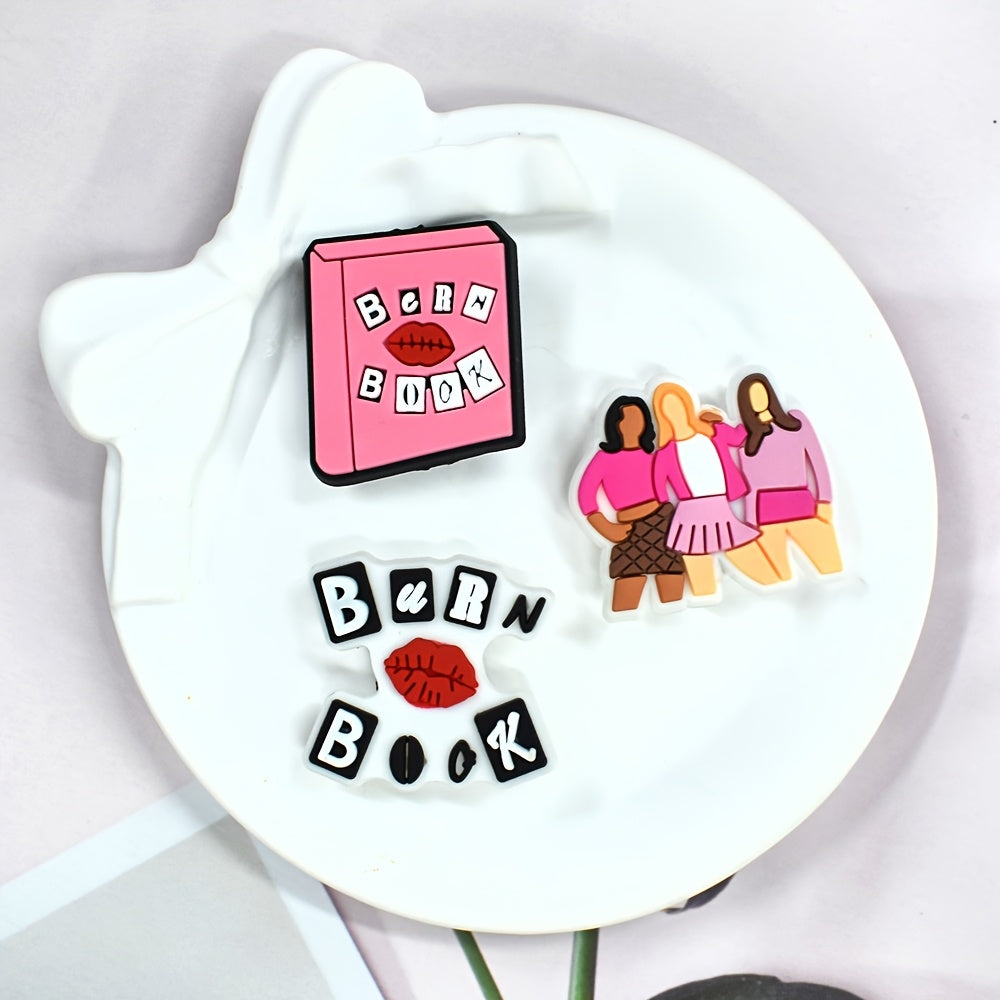 15 dona yumshoq plastmassa poyabzal charm'lari DIY bog' garden sandal bezak partiya sovg‘asi