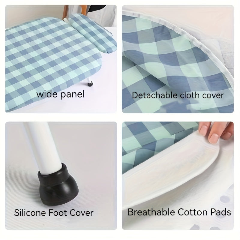 Foldable Ironing Board with Heart and Geometric Design for Home and Office Use