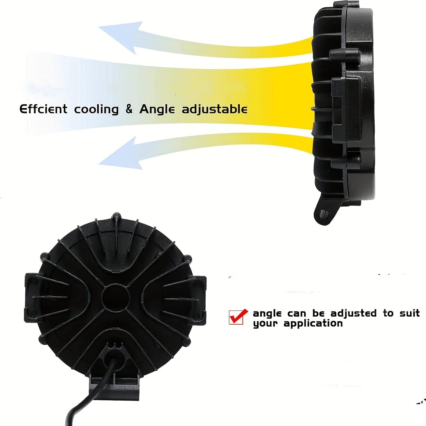 Luz de trabajo LED redonda de 7 pulgadas, 12V-24V para vehículos todoterreno, camiones, SUVs y barcos