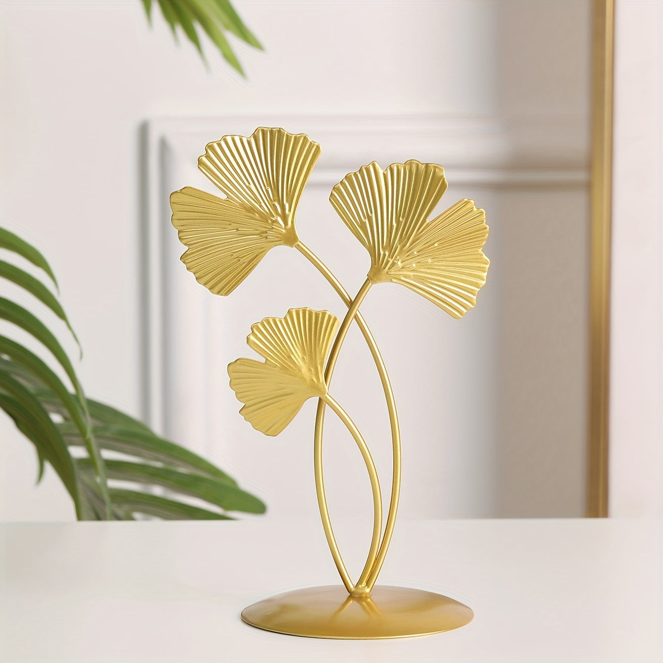 Luxury Ginkgo Leaf Home Decor for Living Room Entrance