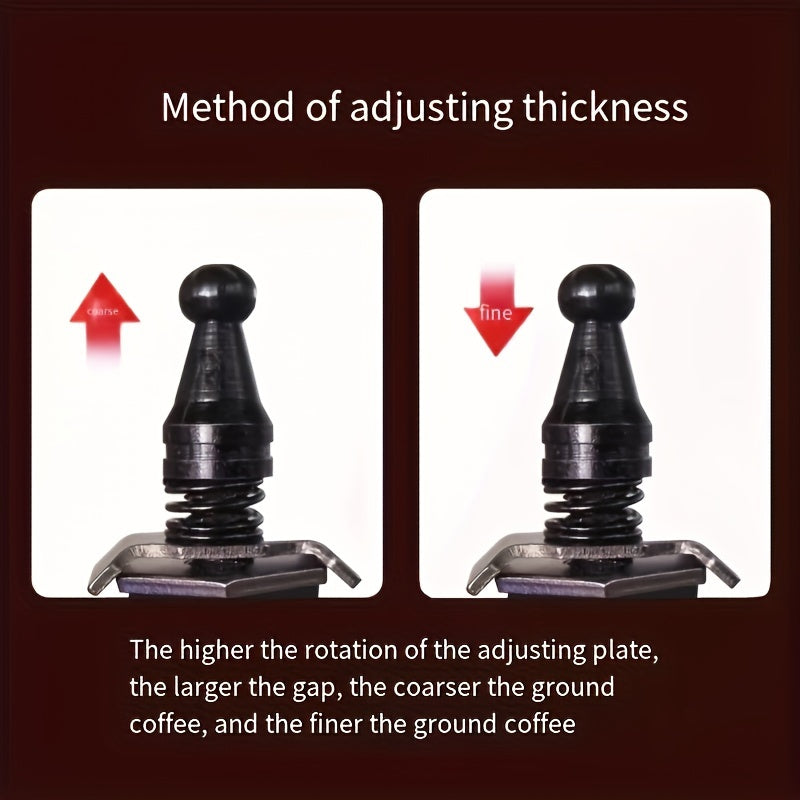 Portable Handheld Coffee Grinder Manual Adjustable Mini Bean Mill