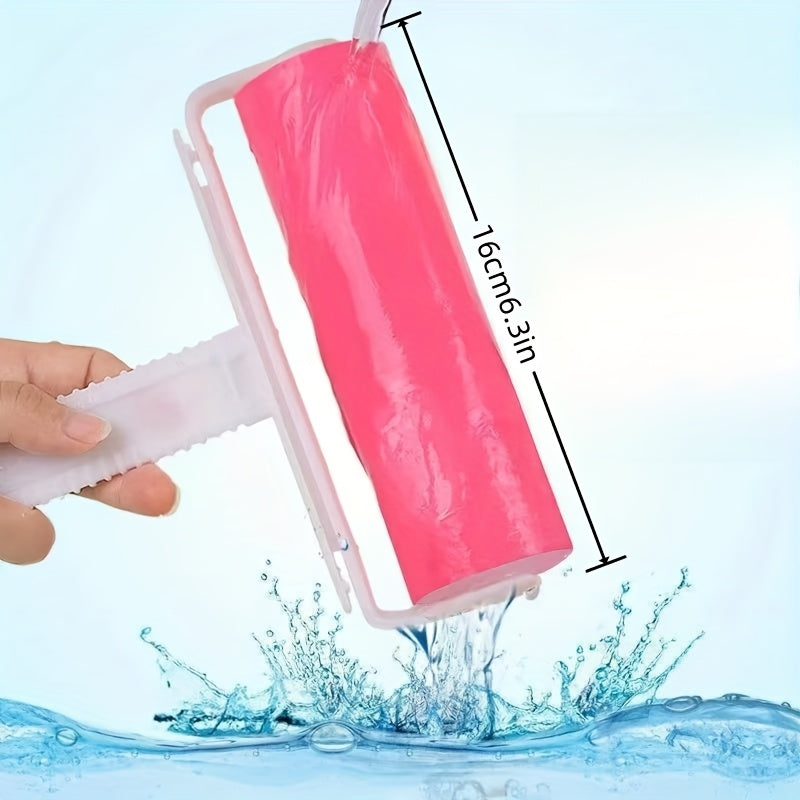 Large Washable Pet Hair Remover Roller Brush with Sticky Lint Roller for Dogs and Cats