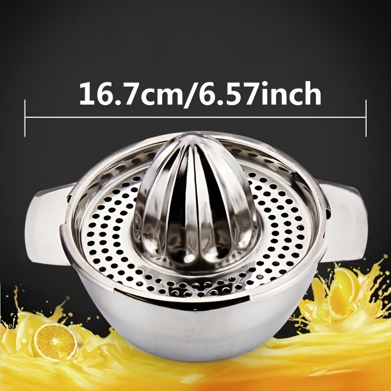 Stainless Steel Manual Citrus Juicer for Lemon and Orange Juicing Kitchen Tool