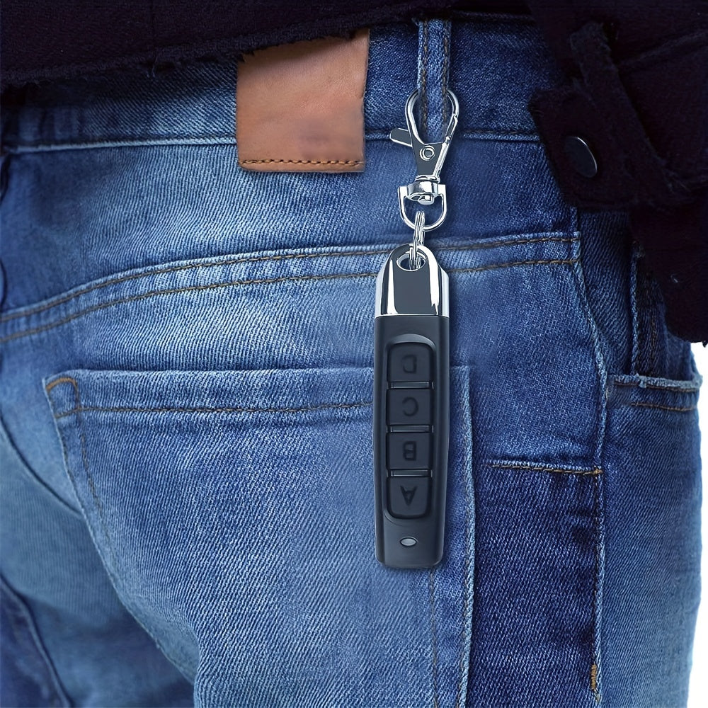 2pcs 433.92MHz Universal Garage Door Remote Control 4-Channel Wireless Key Fob