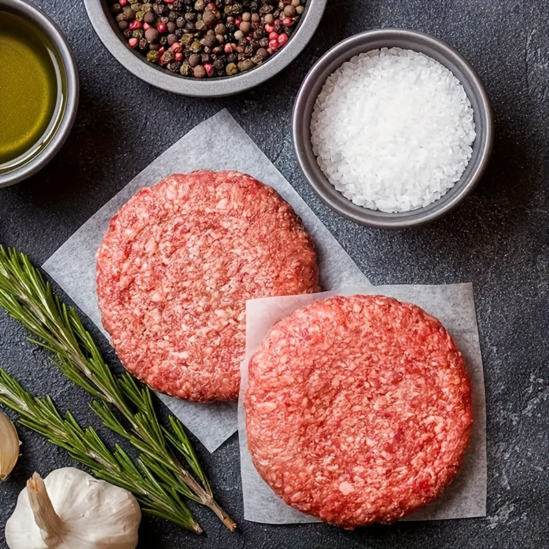 100-Pack Butcher Paper Squares for Burgers Baking BBQ Freezing Non-Stick Waterproof