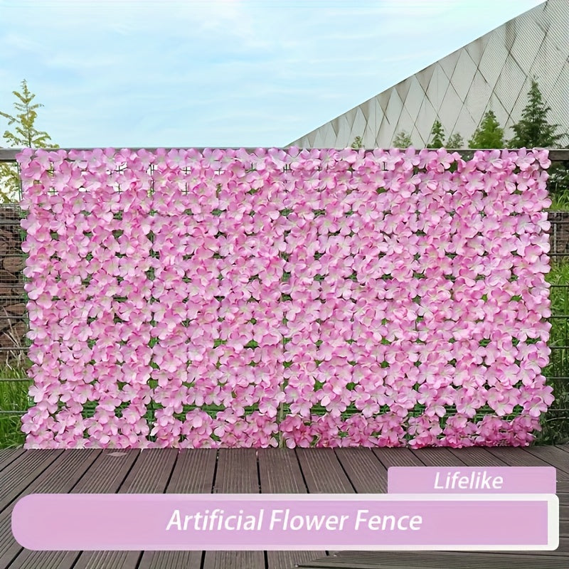Artificial Flower Wall Panels PVC for Home and Event Decor